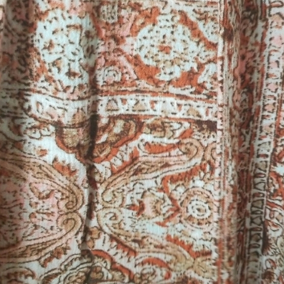 Ecote Girly Earthy gauze true blue frock mini Boho dress size small - Picture 8 of 8